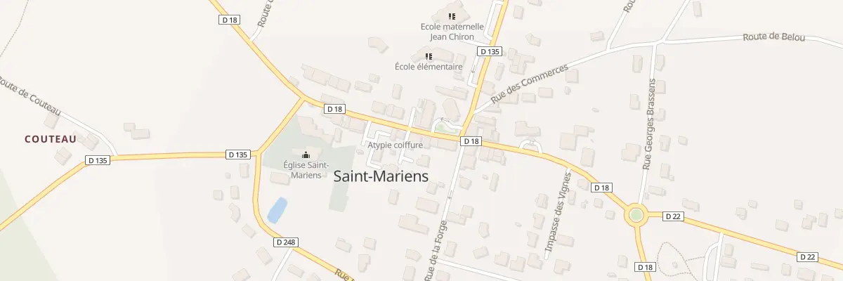 Plan du 300 Le Bourg à Saint-Mariens