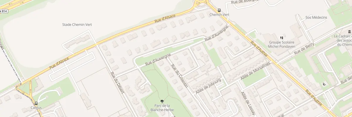 Plan du 11 Rue d’Auvergne à Caen
