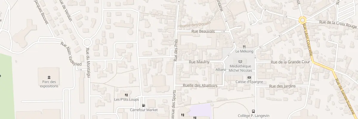 Plan du 18 Rue Maulny à Évron