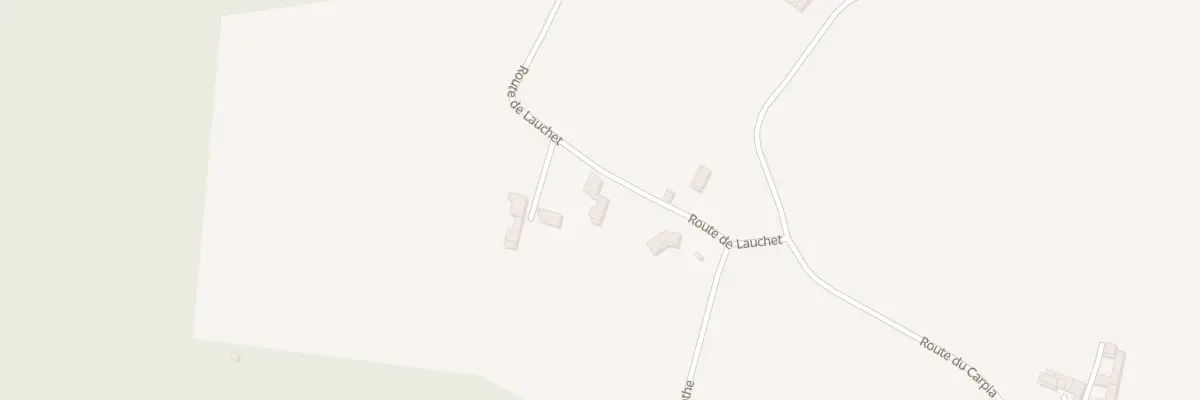 Plan du 111 Rte de Lauchet à Budos