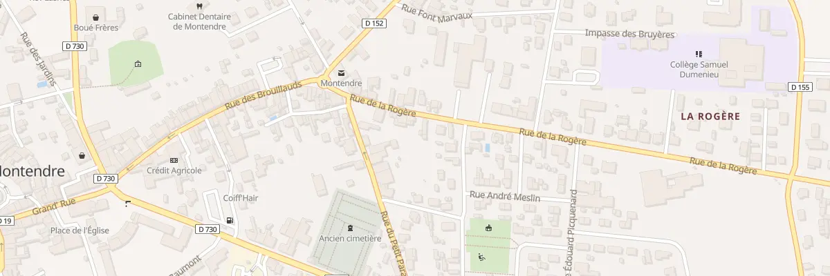 Plan du 10 Rue de la Rogère à Montendre