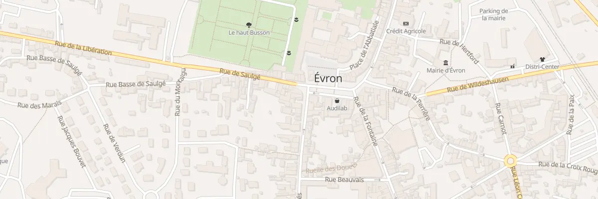 Plan du 6 Rue des Prés à Évron
