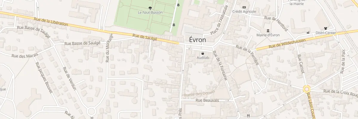 Plan du 10 Rue des Prés à Évron
