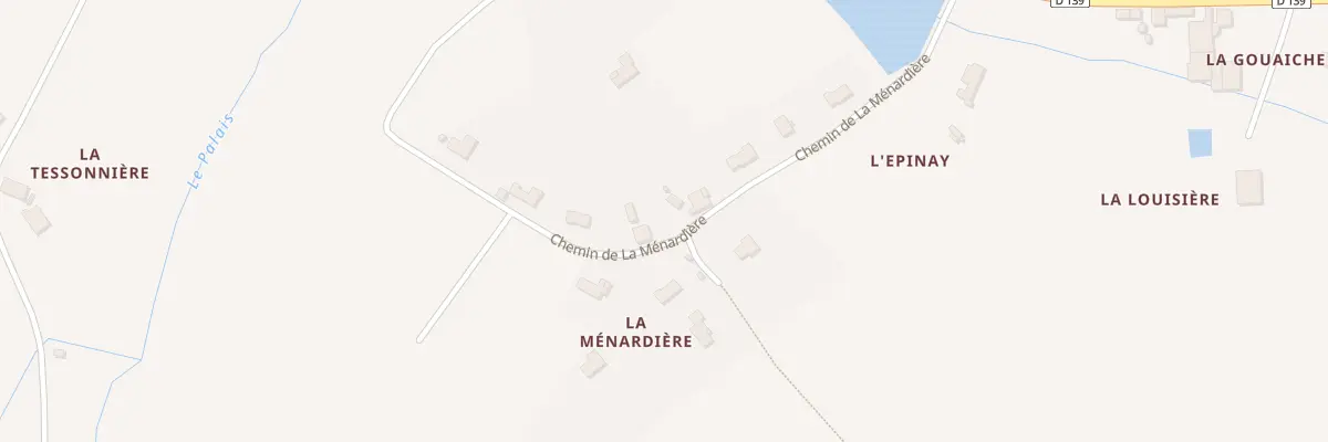 Plan du 9 La Ménardière à Clessé