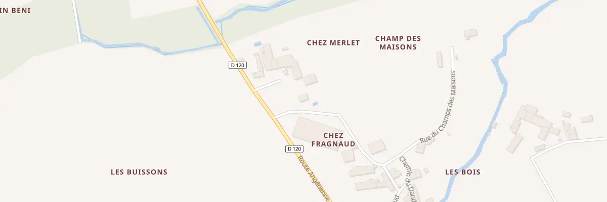 Plan du 5 Rue du Champ des Maisons à Migron