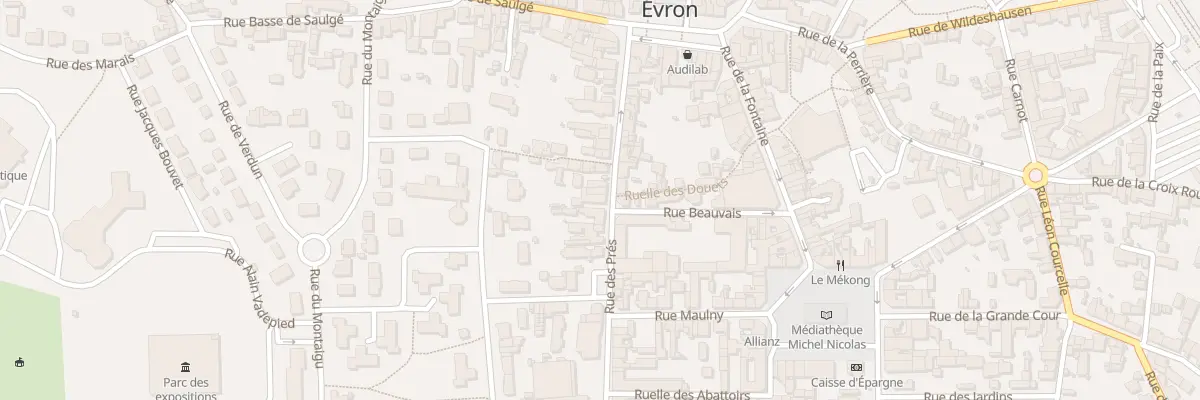 Plan du 50 Rue des Prés à Évron