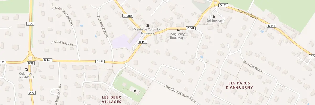 Plan du 3 Rue Auvray de la Bataille à Colomby-Anguerny