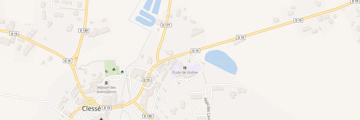 Plan du 30 Rue de la Mairie à Clessé