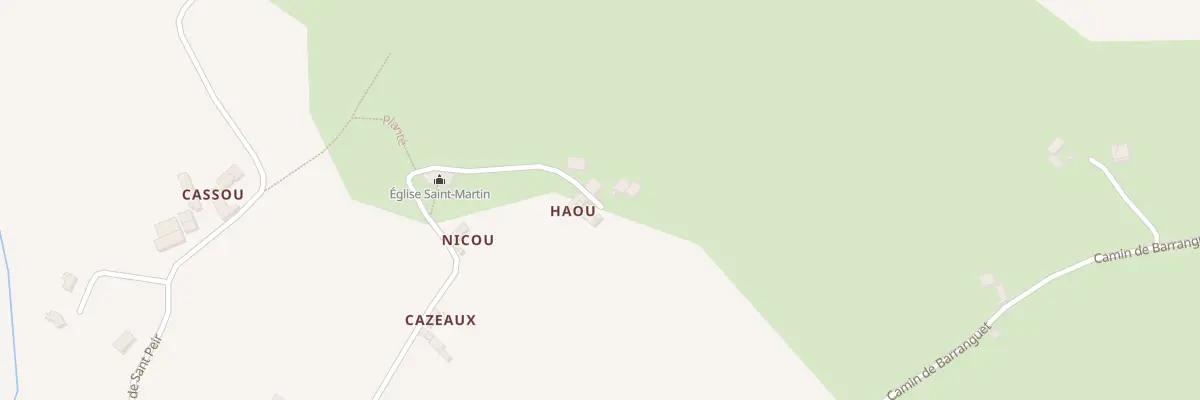Plan du 5005 Barranguet à Mialos