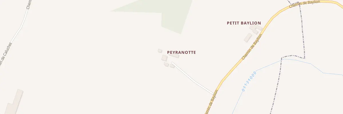 Plan du 955 Che de Baylion à Grenade-sur-l’Adour
