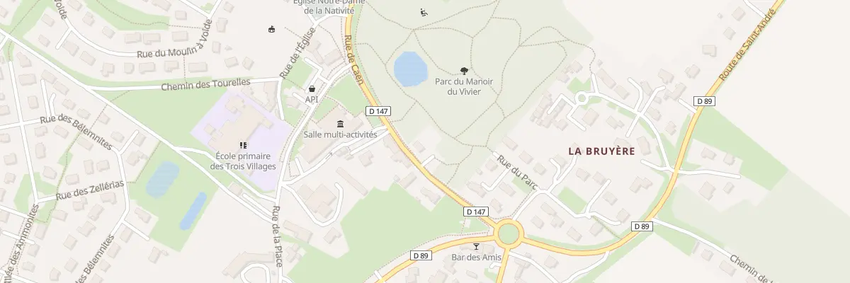 Plan du 2 Rue de Caen à Feuguerolles-Bully
