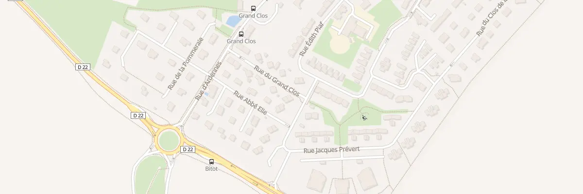 Plan du 12 Imp du Grand Clos à Saint-Contest