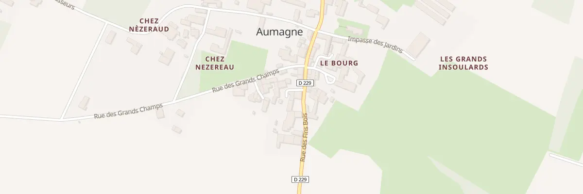 Plan du 3 Pas du Puits à Aumagne