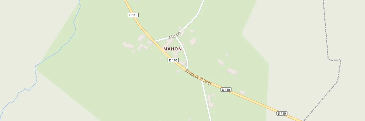 Plan du 11 Mahon à Balizac