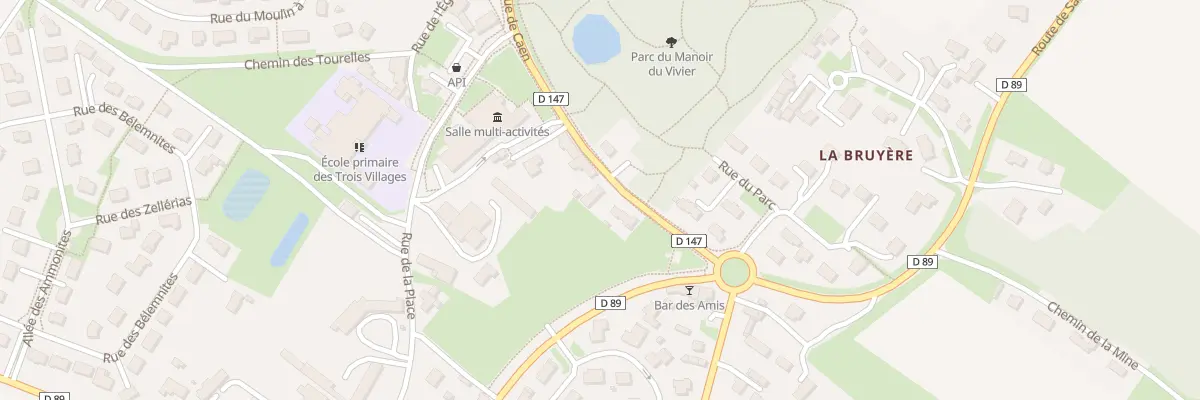 Plan du 3 Rue de Caen à Feuguerolles-Bully