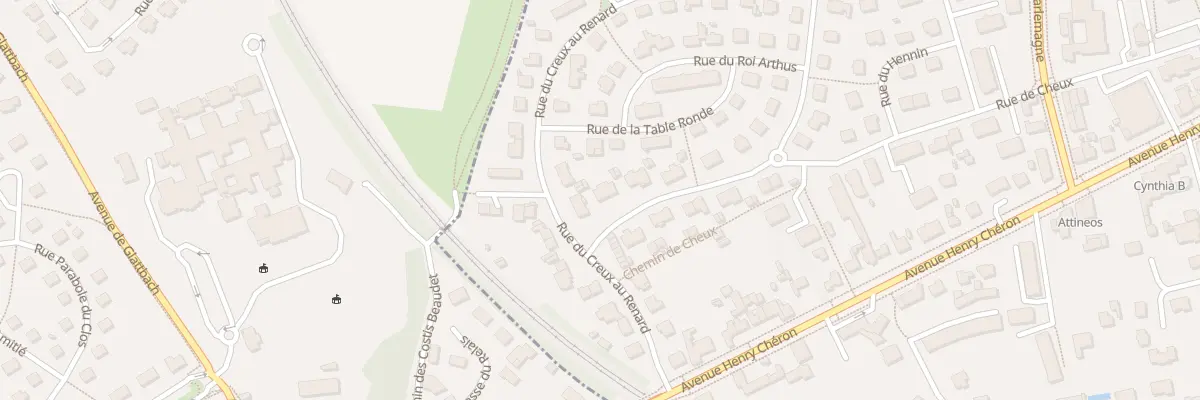 Plan du 1 Rue du Vallon de Bretteville à Caen