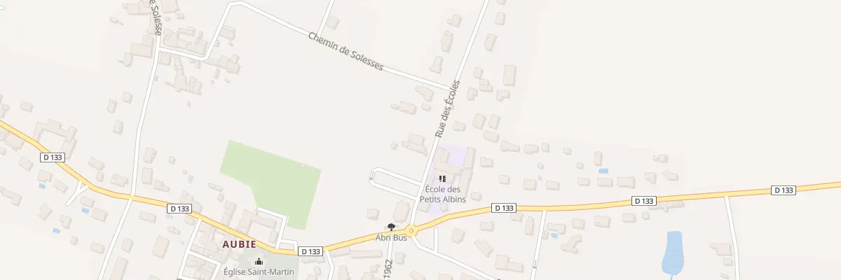 Plan du 7 Rue des Ecoles Aubie Espessas à Val de Virvée