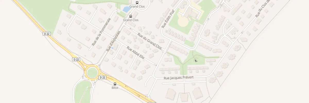 Plan du 64 Rue Jacques Prévert à Saint-Contest