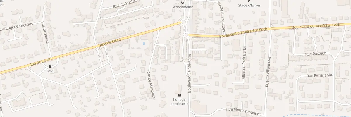 Plan du 40 Pl Ste Anne à Évron
