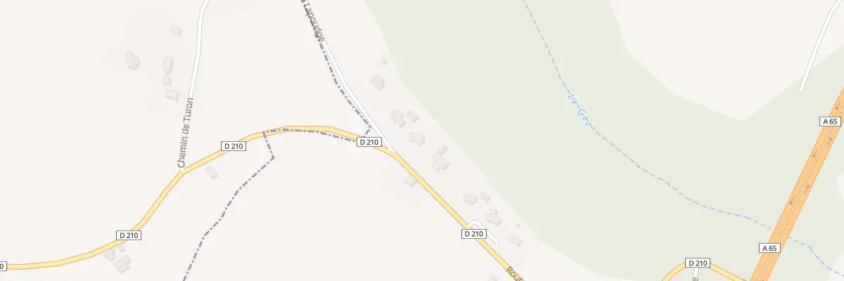 Plan du 152 Rte d’Aubin à Bournos