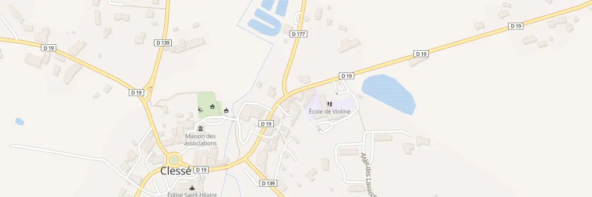 Plan du 24 Rue de la Mairie à Clessé