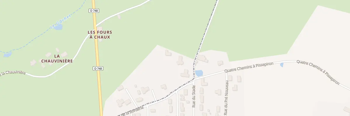 Plan du 8 La Borderie à Cours
