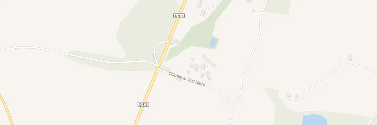 Plan du 348 Le Vieil Hetre à Rives d’Andaine
