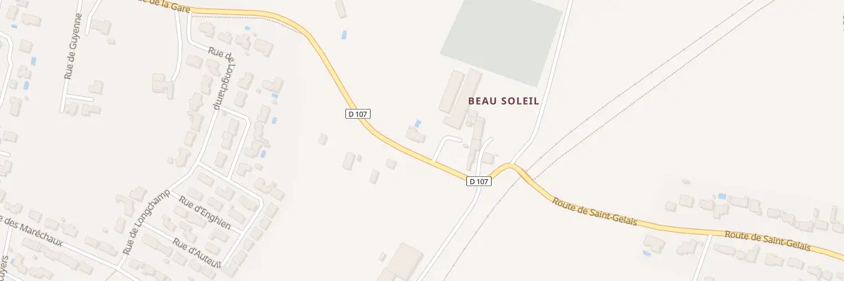 Plan du 925 Rue de la Gare à Échiré