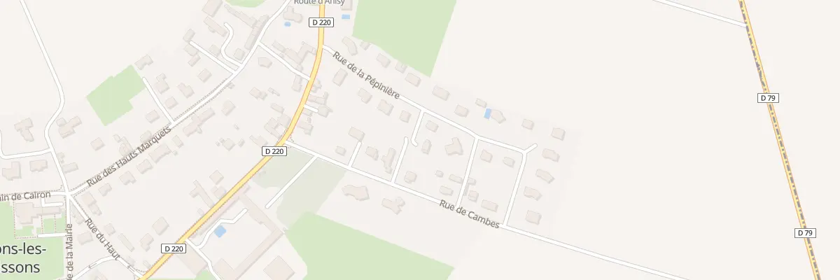 Plan du 8 Rue de la Pépinière à Villons-les-Buissons