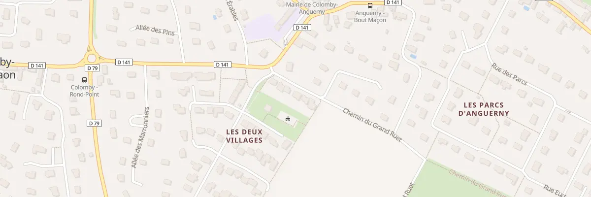 Plan du 8 Che du Grand Ruet à Colomby-Anguerny