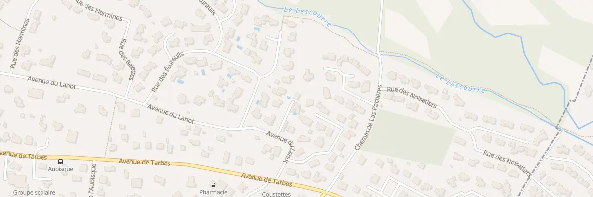 Plan du 3 Rue de Lanot à Lescar