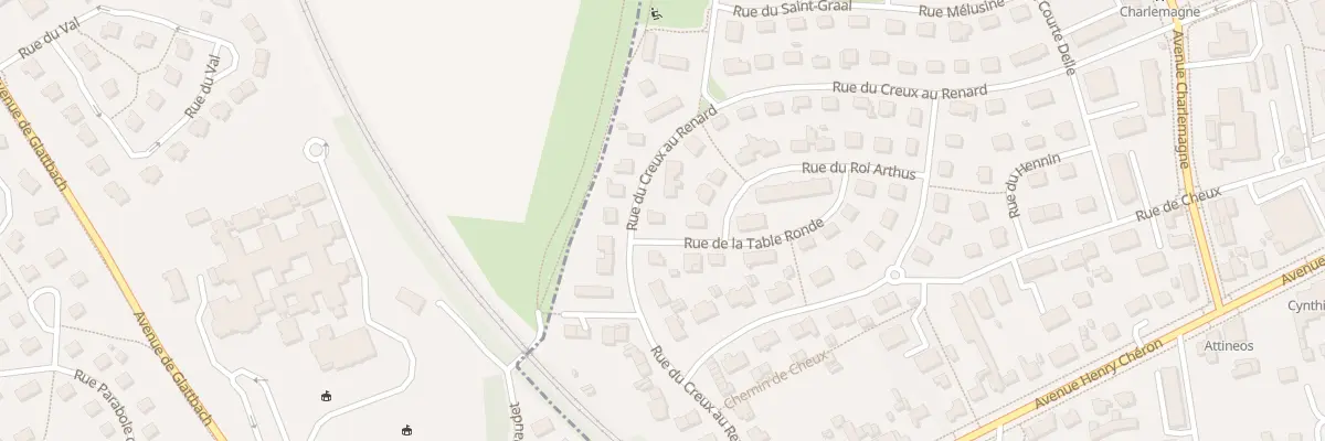 Plan du 22 Rue du Creux au Renard à Caen