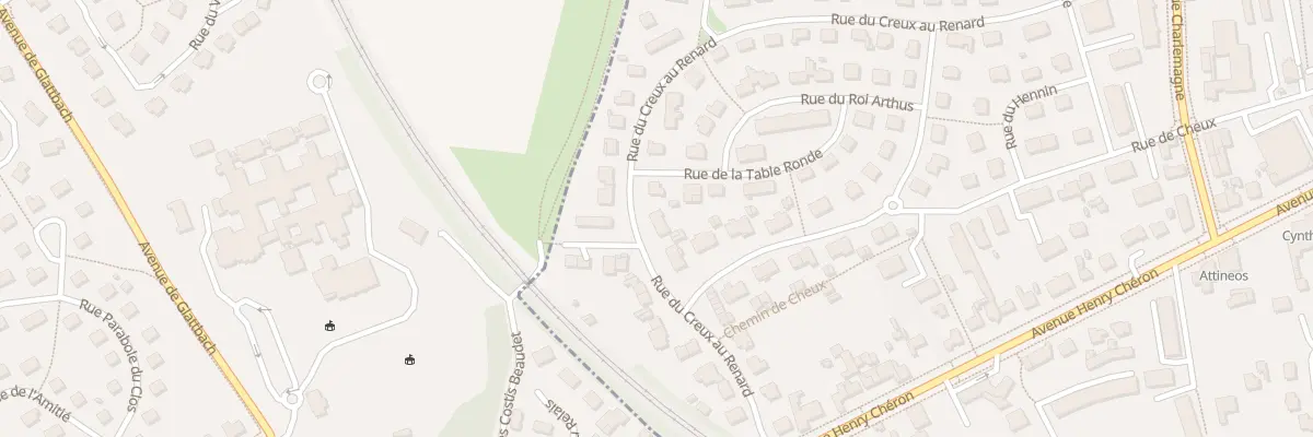 Plan du 16 Rue du Creux au Renard à Caen