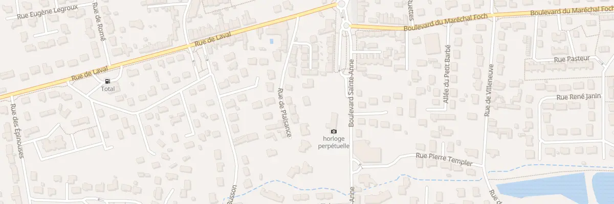 Plan du 13 Rue de Plaisance à Évron