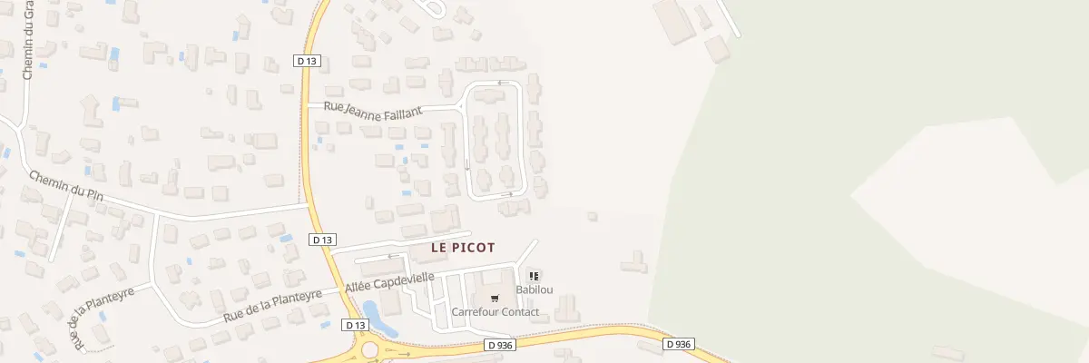 Plan du 38A Rue Jeanne Faillant à Sallebœuf