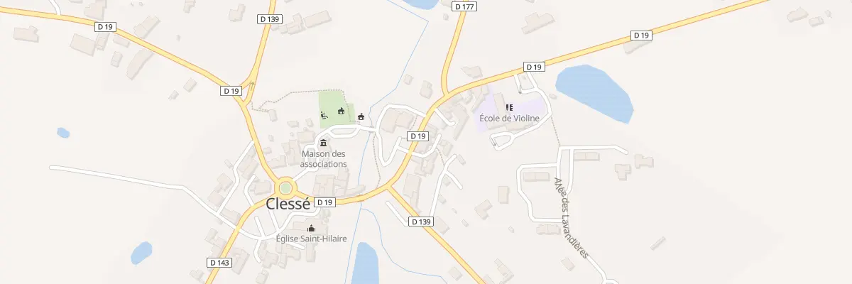 Plan du 8 Rue de la Mairie à Clessé