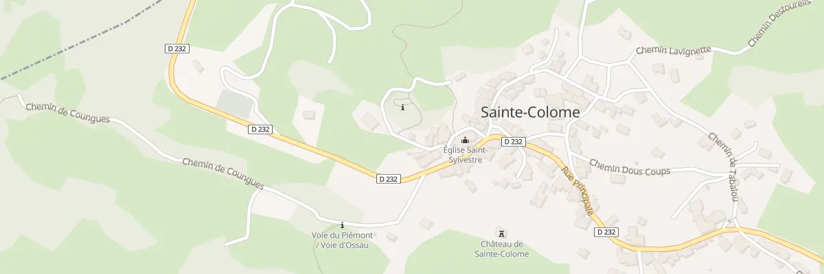 Plan du 10 Rue Cami dou Seignou à Sainte-Colome