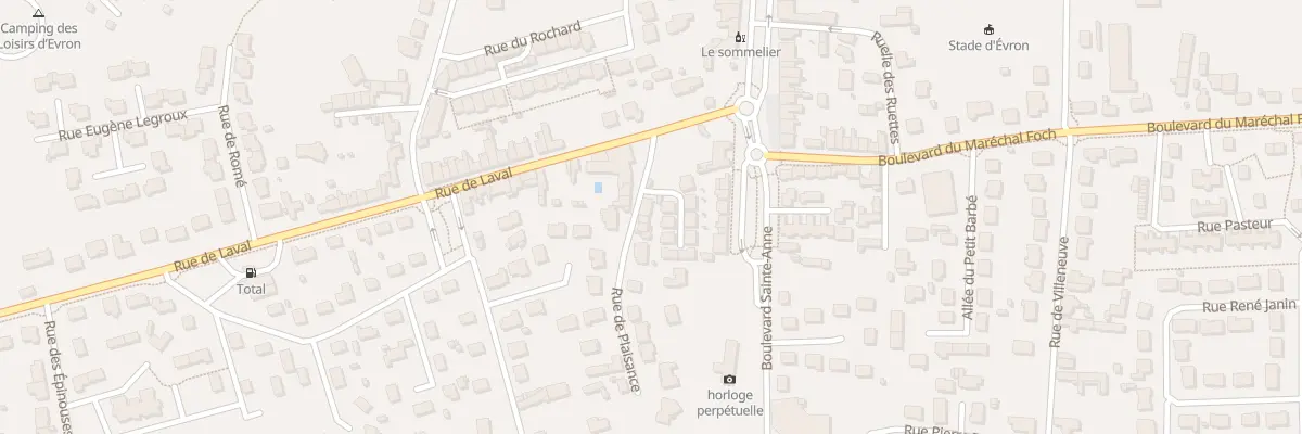 Plan du 1 Rue de Plaisance à Évron