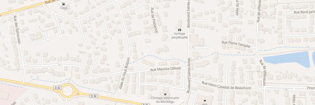 Plan du 18 Rue de Plaisance à Évron