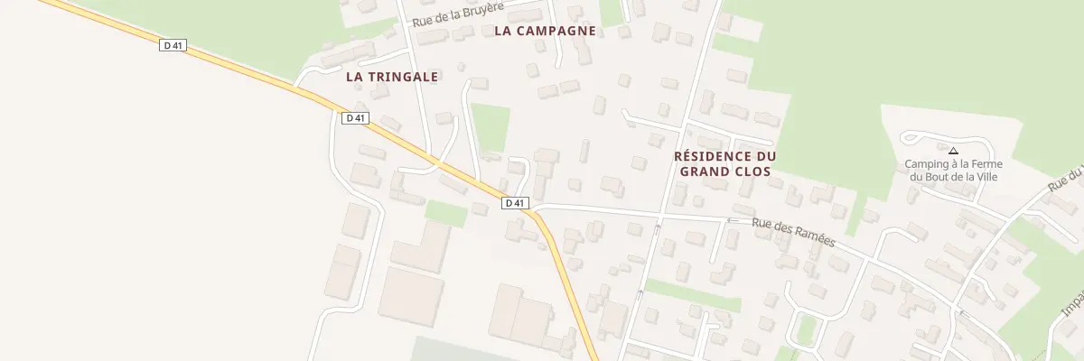 Plan du 12 Rue de la Tringale à Laize-Clinchamps
