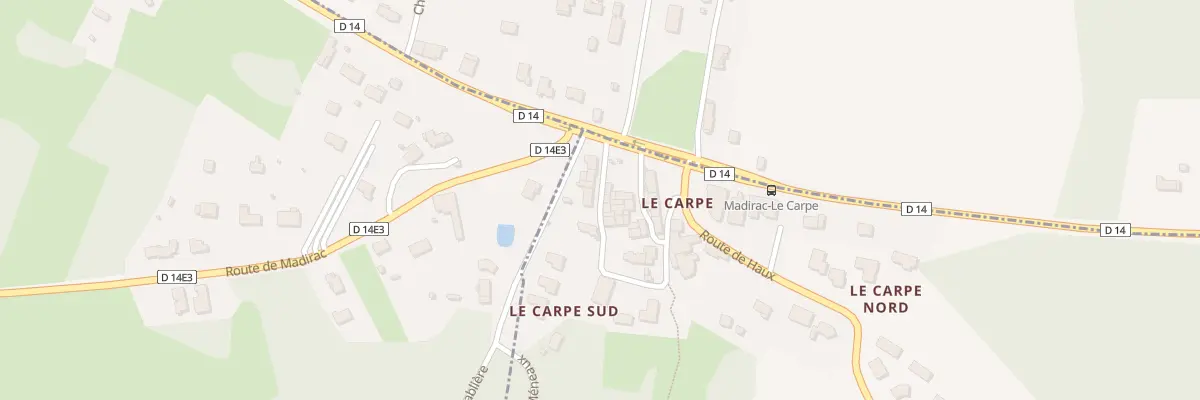 Plan du 4 Le Bourg à Madirac