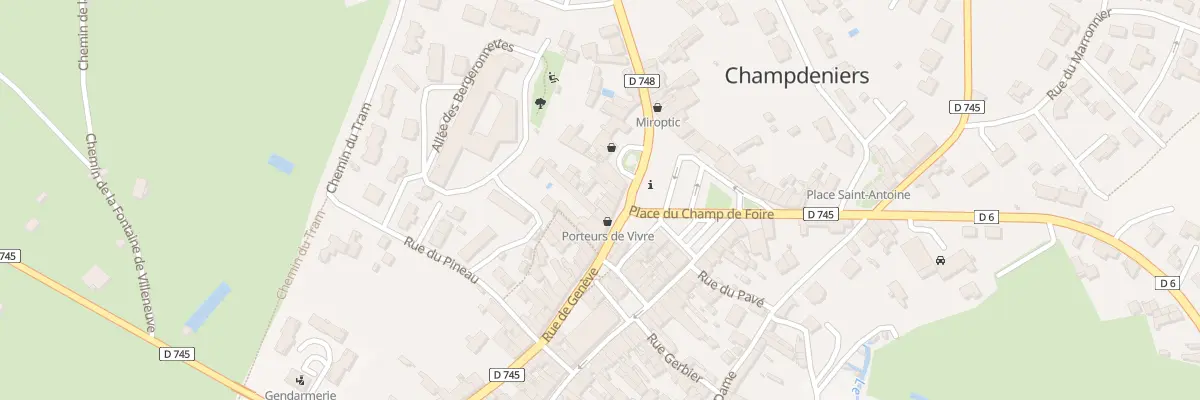 Plan du 8 Rue de Genève à Champdeniers