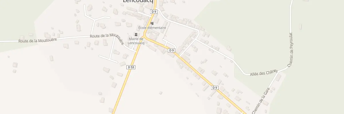 Plan du 94 Rte de Roquefort à Lencouacq