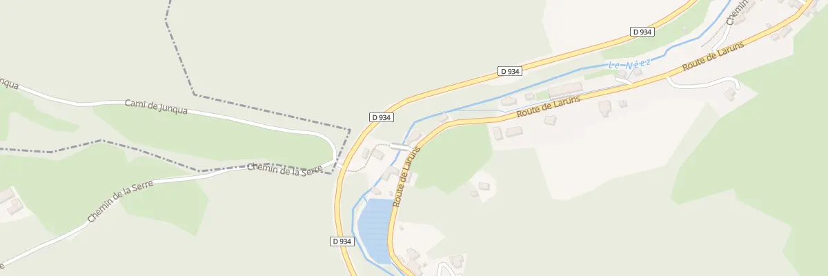 Plan du 36 Rte de Laruns à Rébénacq