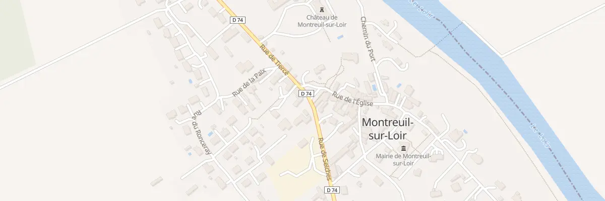 Plan du 4 Rue de Seiches à Montreuil-sur-Loir