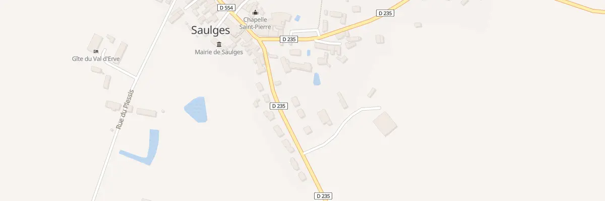 Plan du 5 Rue Yvonne Busson à Saulges