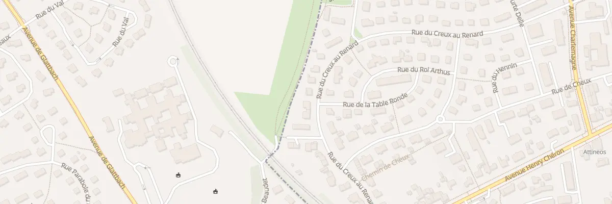 Plan du 33 Rue du Creux au Renard à Caen