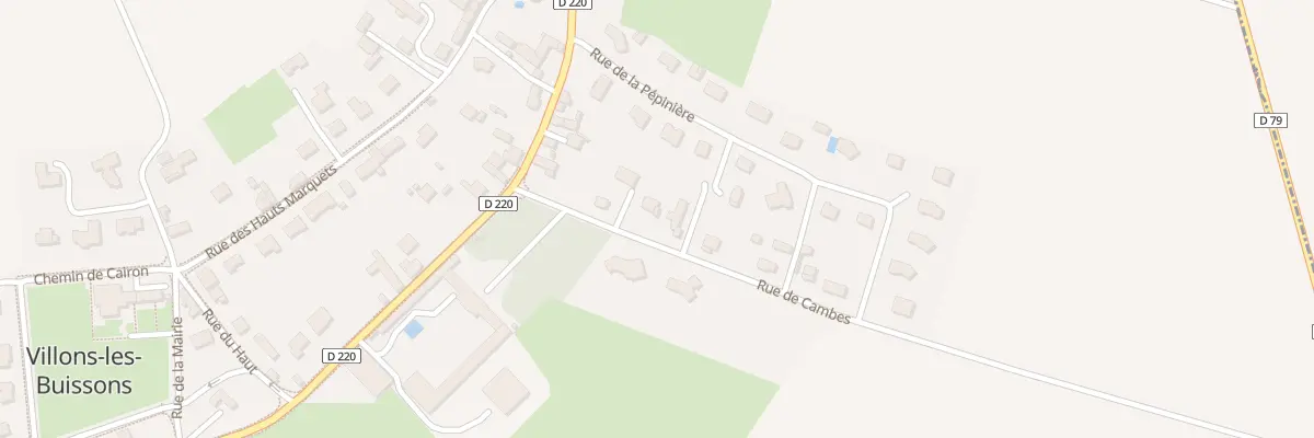 Plan du 7 Rue de Cambes à Villons-les-Buissons