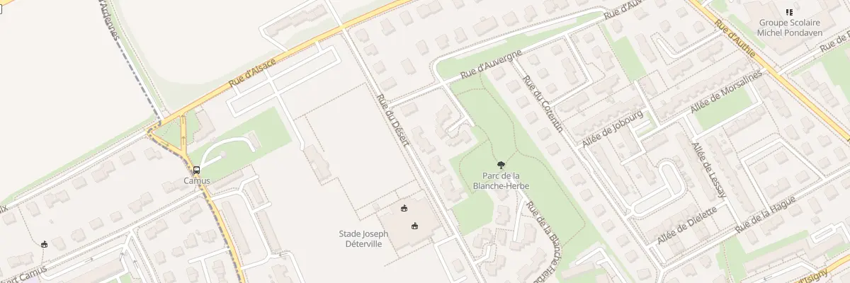 Plan du 32 Rue du Désert à Caen