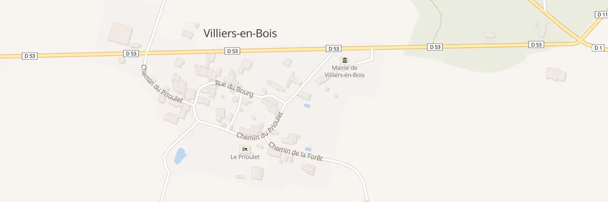 Plan du 95 Chem du Prioulet à Villiers-en-Bois